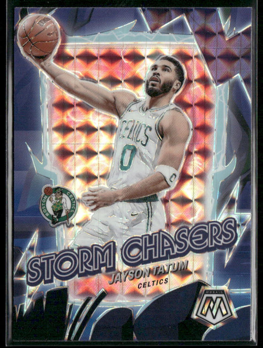 2023-24 Panini Mosaic #9 Jayson Tatum Storm Chasers
