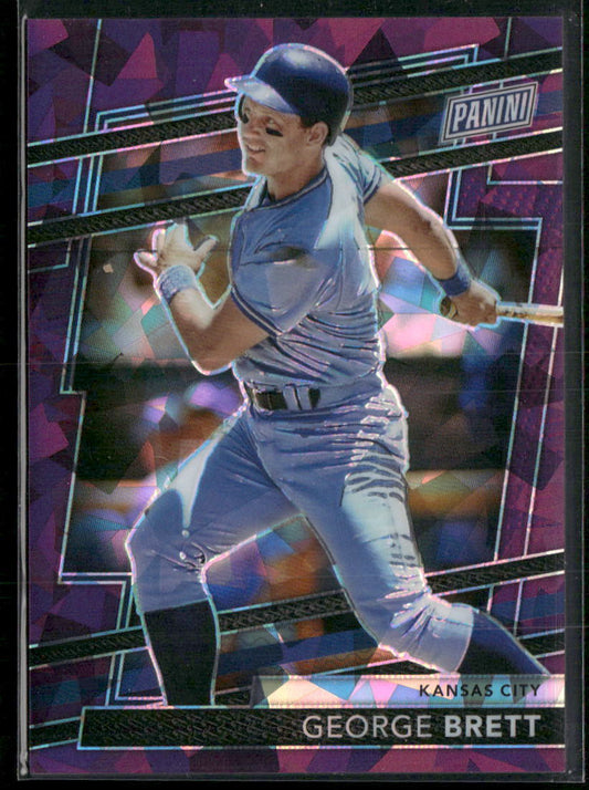 2024 Panini National VIP #46 George Brett Purple Sparkle #/49