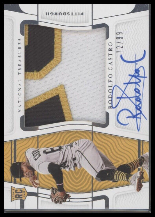 2022 Panini National Treasures #158 Rodolfo Castro #/99