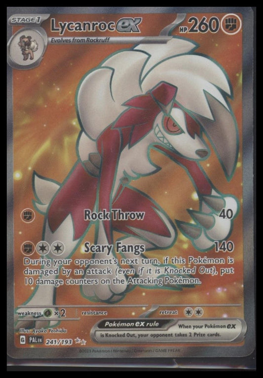 Lycanroc ex SV02: Paldea Evolved #241/193