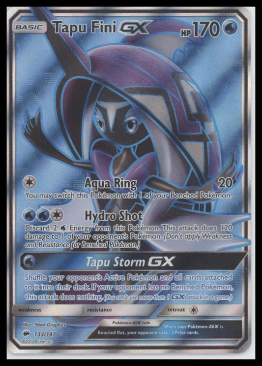Tapu Fini GX (Full Art) SM - Burning Shadows #133/147