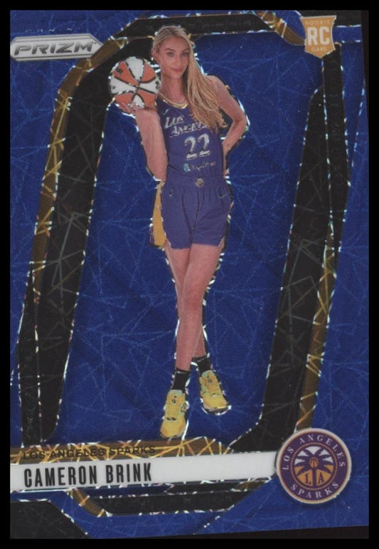 Cameron Brink 2024 Panini Prizm WNBA #143 Blue Velocity Prizms