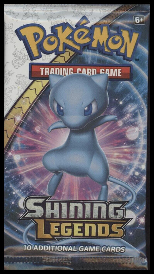 Shining Legends Pokemon Booster Pack - Factory Sealed Mew Artwork 2017