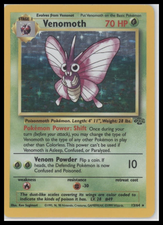Venomoth (13) Jungle #13/64