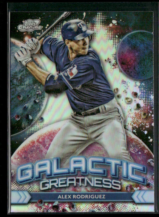 2024 Topps Chrome Cosmic #GG-2 Alex Rodriguez Galactic Greatness