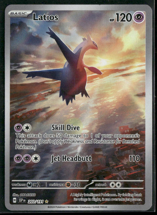 Pokemon SV08: Surging Sparks #203/191 Latios