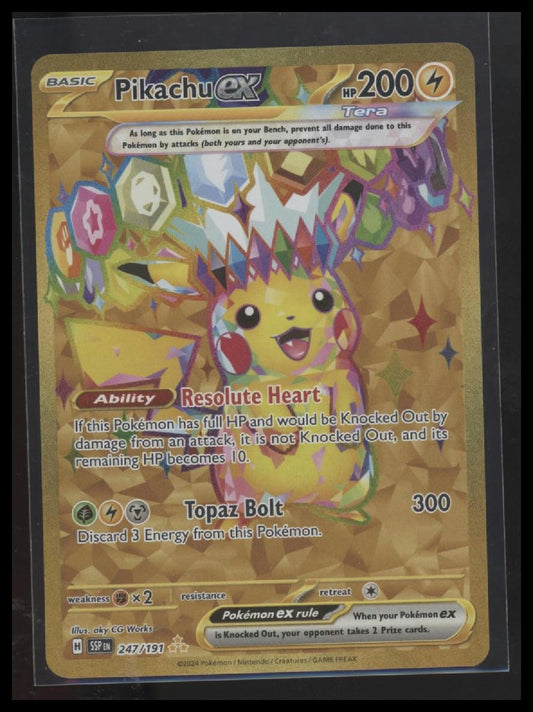 Pikachu ex SV08: Surging Sparks #247/191