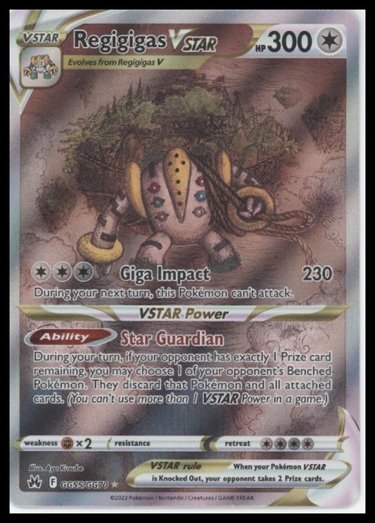 Regigigas VSTAR Crown Zenith: Galarian Gallery #GG55/GG70