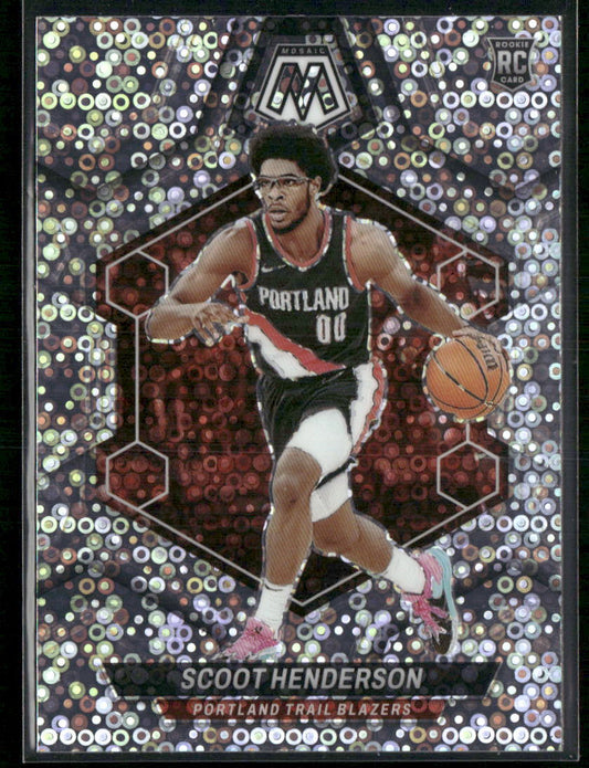 2023-24 Panini Mosaic #216 Scoot Henderson Mosaic