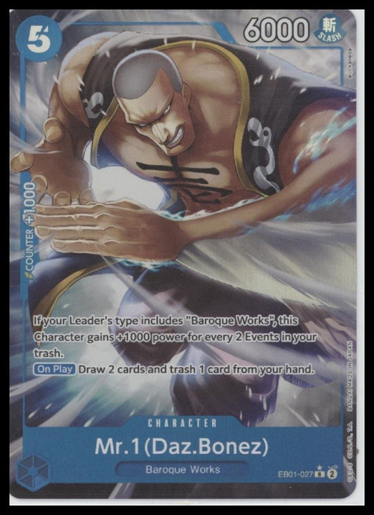 Mr. 1 (Daz.Bonez) (Alternate Art) Romance Dawn #OP01-083