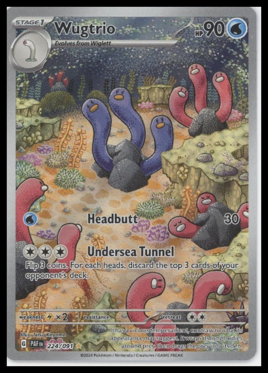 Wugtrio SV: Paldean Fates #224/091