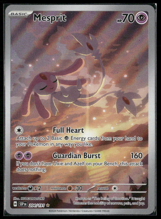 Mesprit SV08: Surging Sparks #204/191
