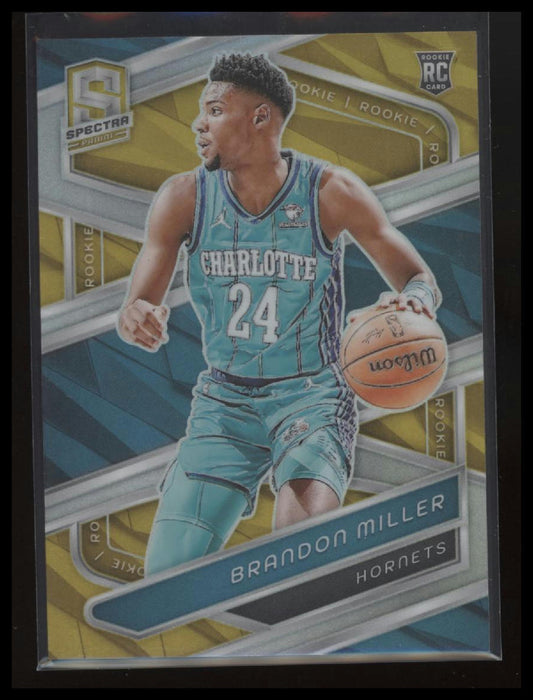 2023-24 Panini Spectra #161 Brandon Miller Gold #/10