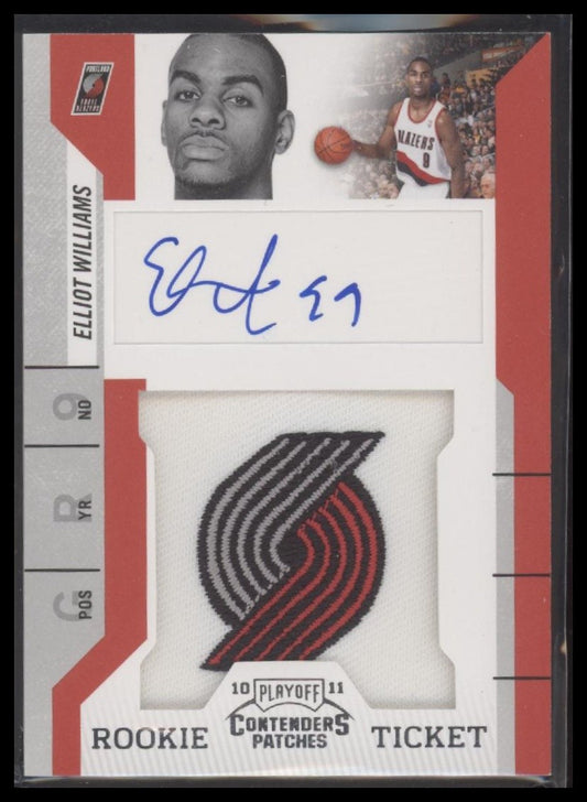 Elliot Williams 2010-11 Playoff Contenders Patches #121