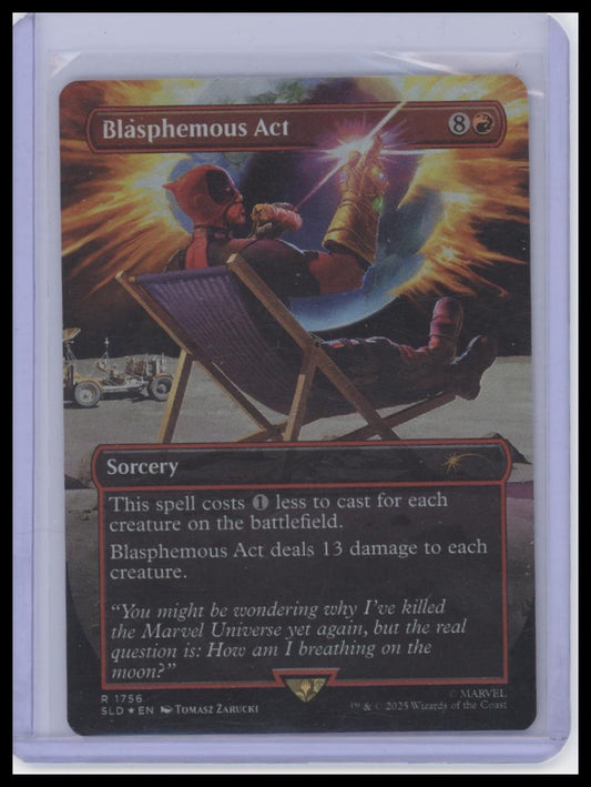 Blasphemous Act (1756) (Rainbow Foil) Secret Lair Drop Series #1756