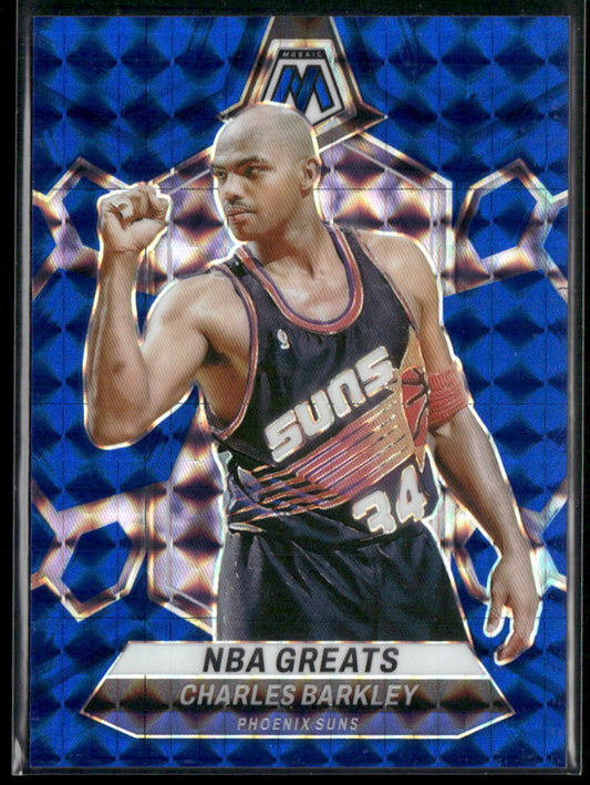2023-24 Panini Mosaic #293 Charles Barkley Blue #/199