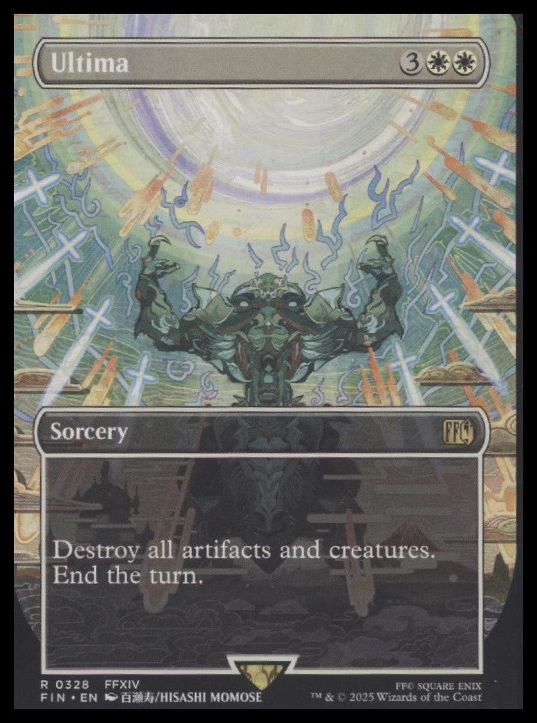 Ultima (Borderless) Magic the gathering: Final Fantasy #328