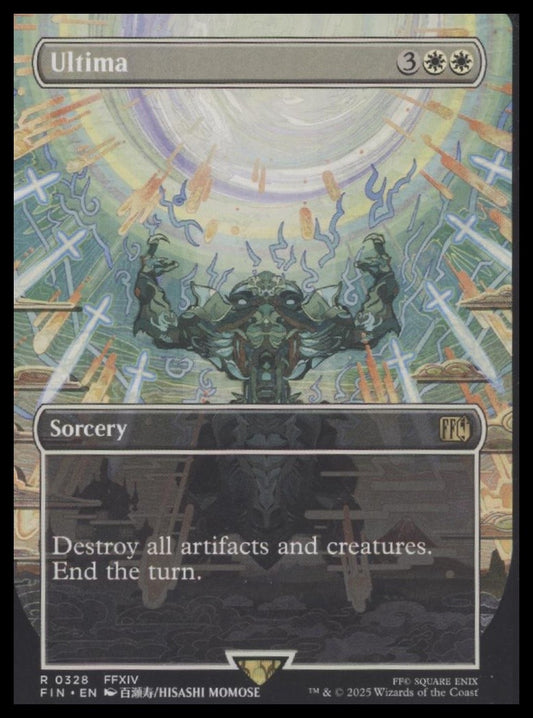 Ultima (Borderless) Magic the gathering: Final Fantasy #328