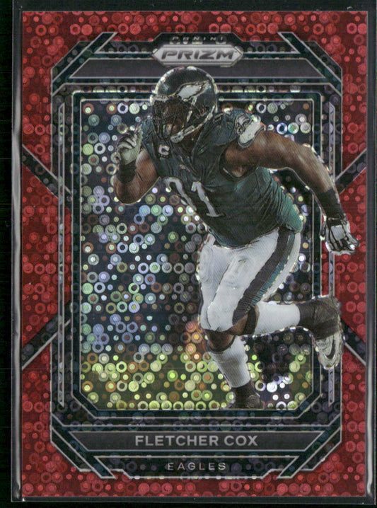 2022 Panini Prizm #241 Fletcher Cox No Huddle Red #/50