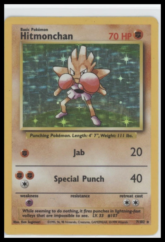 Hitmonchan Base Set #007/102