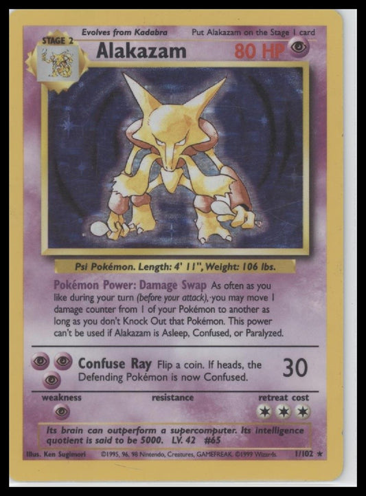 Alakazam Base Set #001/102