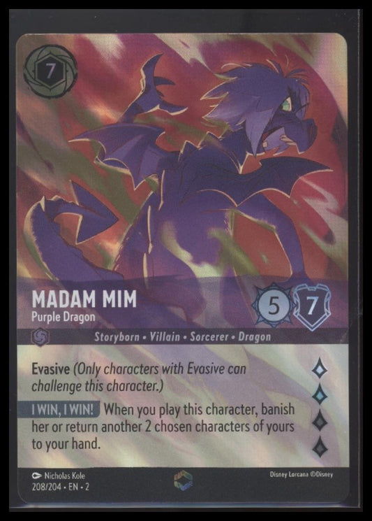 Madam Mim Rise of the Floodborn #208/204 Enchanted
