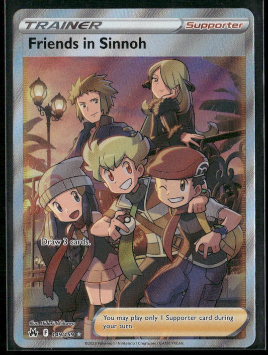 Friends in Sinnoh (Full Art) Crown Zenith #149/159