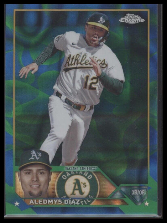 2023 Topps Chrome Update #USC185 Aledmys Díaz Blue/Green Lava Lamp #/125