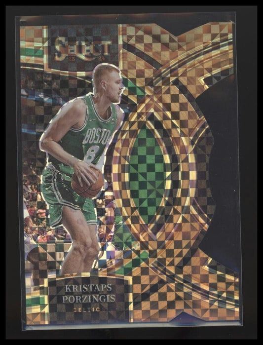 2023-24 Panini Select #139 Kristaps Porzingis Prizms Die Cut #/49