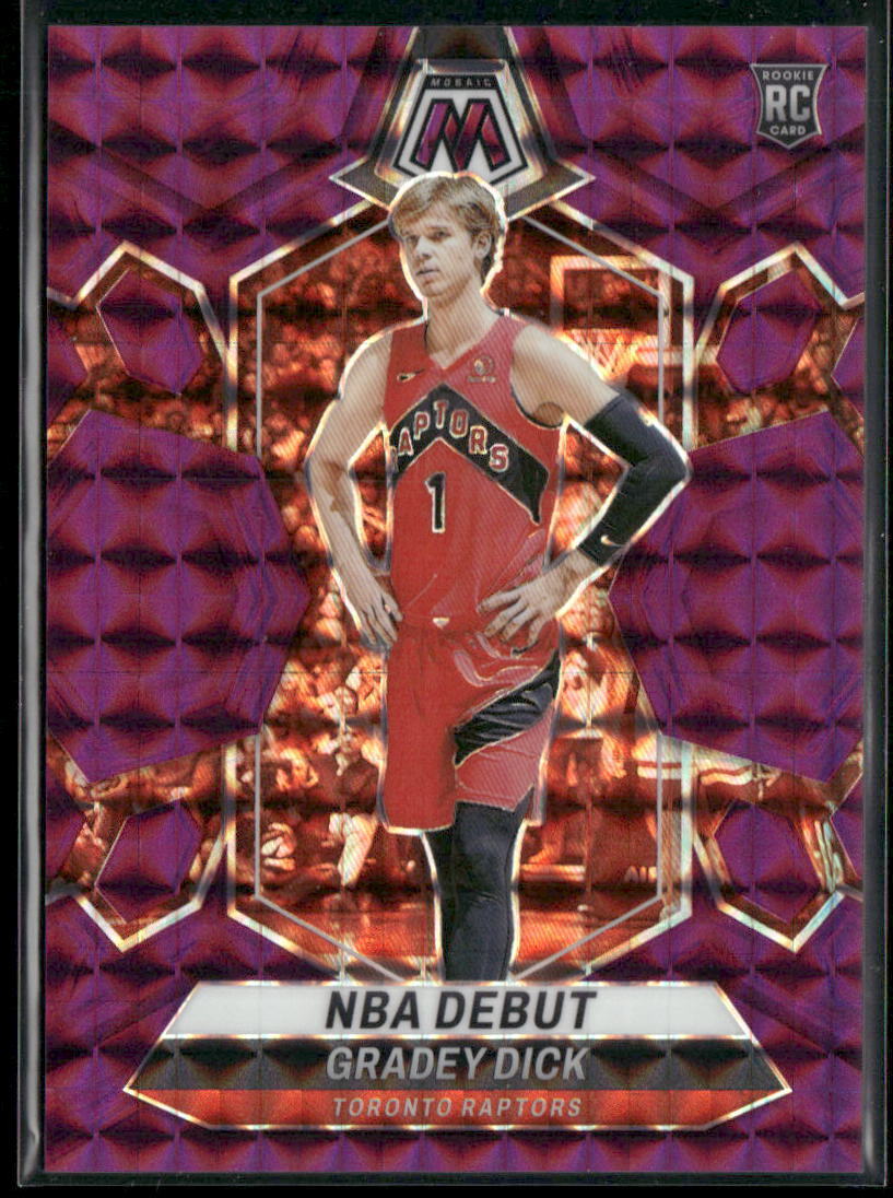 2023-24 Panini Mosaic #260 Gradey Dick Purple #/99
