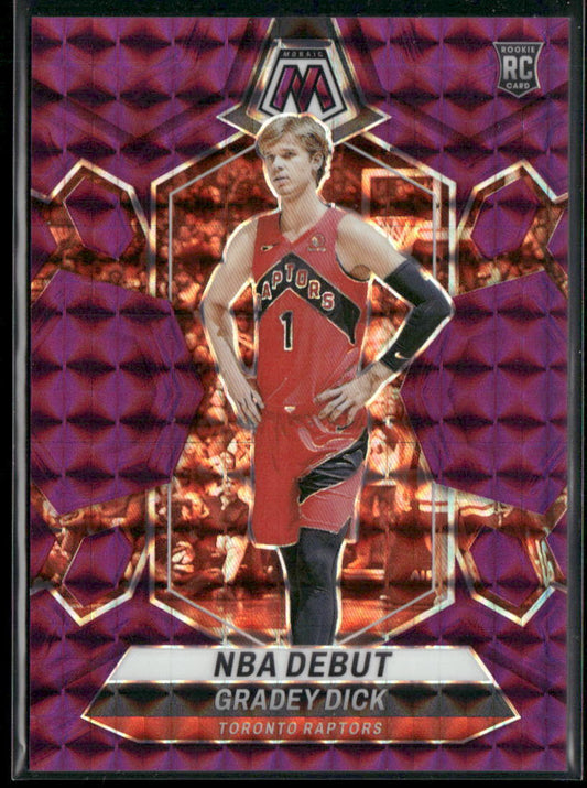 2023-24 Panini Mosaic #260 Gradey Dick Purple #/99