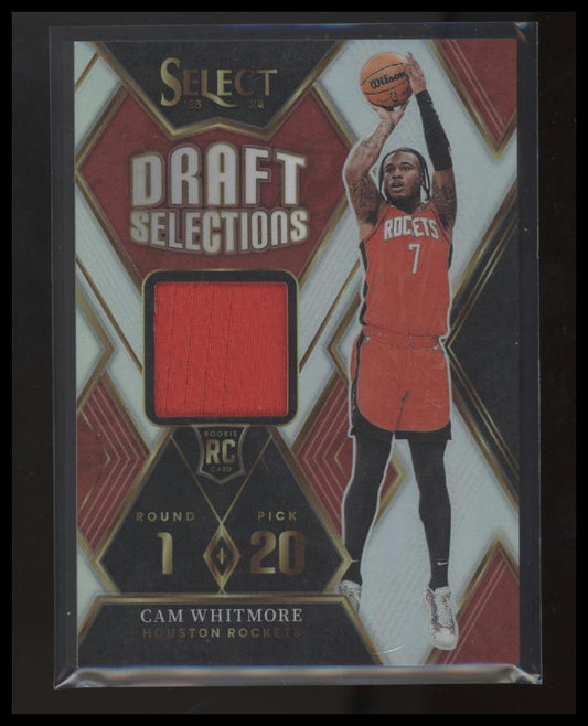 2023-24 Panini Select #DSM-CW Cam Whitmore Draft Selections Memorabilia