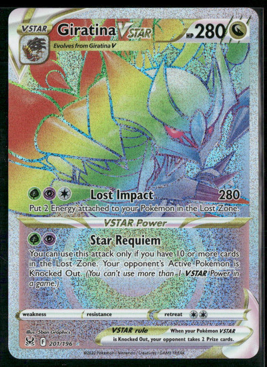 Pokemon SWSH11: Lost Origin #201/196 Giratina VSTAR (201) (Secret)