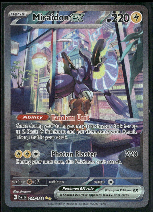 Miraidon ex SV01: Scarlet & Violet Base Set #244/198