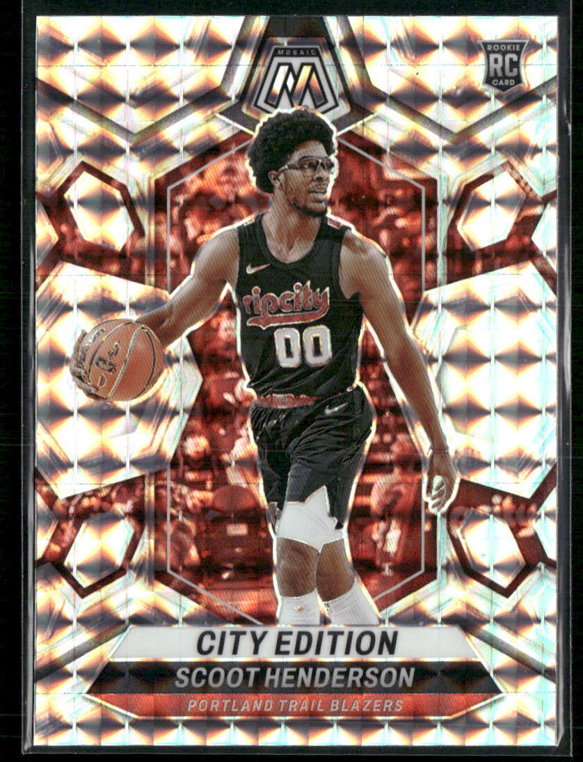 2023-24 Panini Mosaic #275 Scoot Henderson Silver