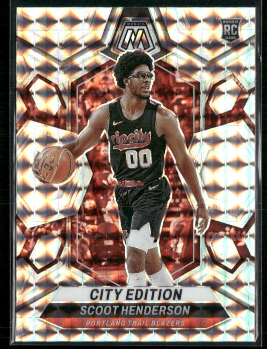 2023-24 Panini Mosaic #275 Scoot Henderson Silver