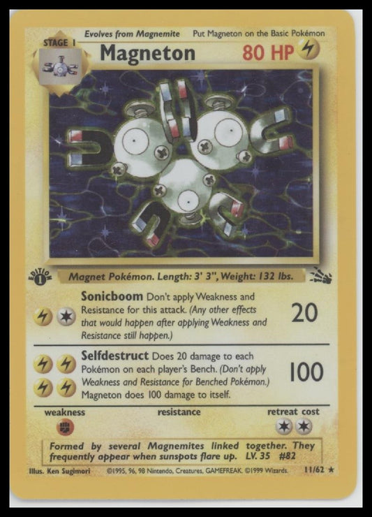 Magneton (11) Fossil #11/62 - 1st Edition