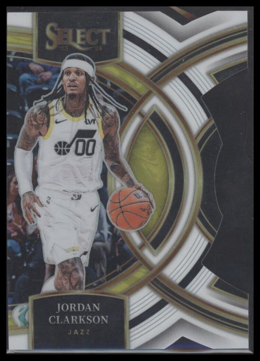 2023-24 Panini Select #168 Jordan Clarkson White Prizms #/149