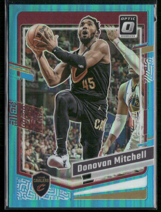 2023-24 Donruss Optic #26 Donovan Mitchell Aqua #/249