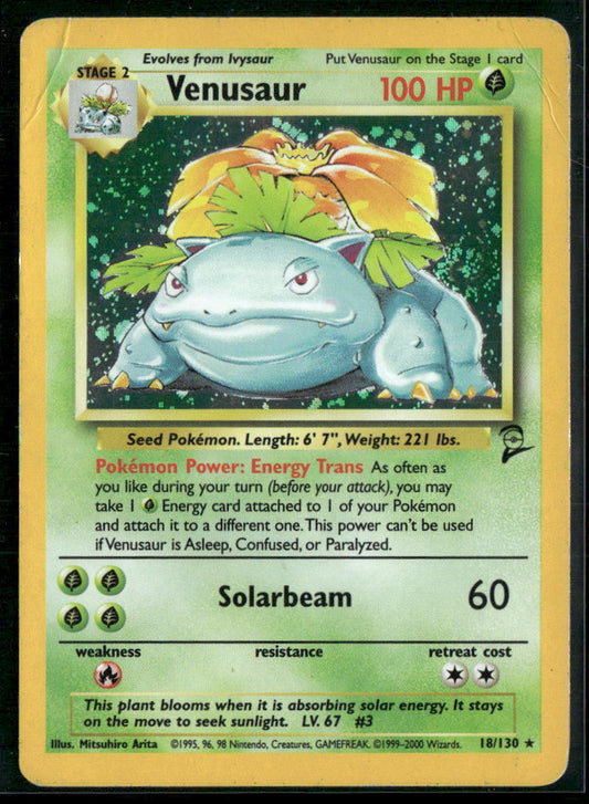 Pokemon Base Set 2 #018/130 Venusaur