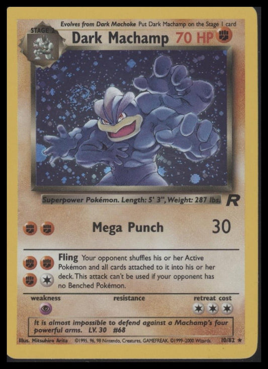 Dark Machamp (10) Team Rocket #10/82