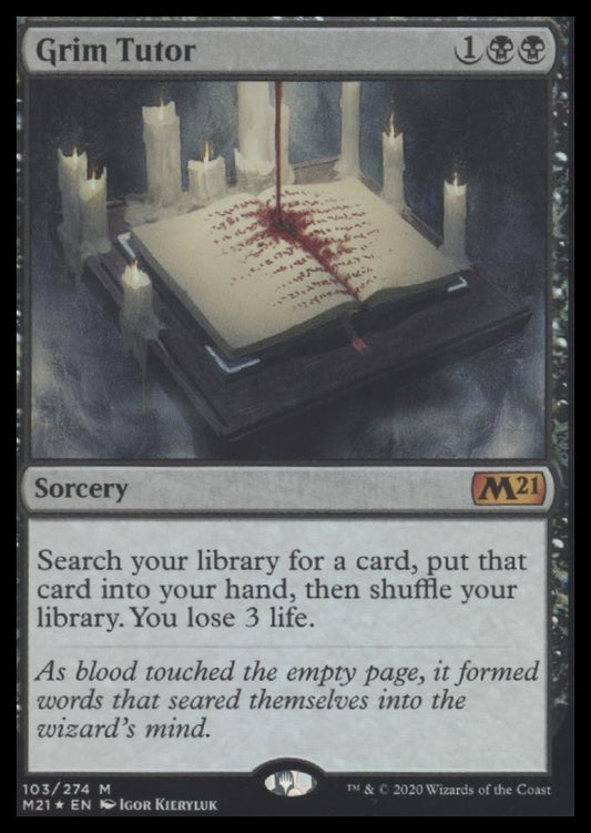 Grim Tutor Core Set 2021 #103