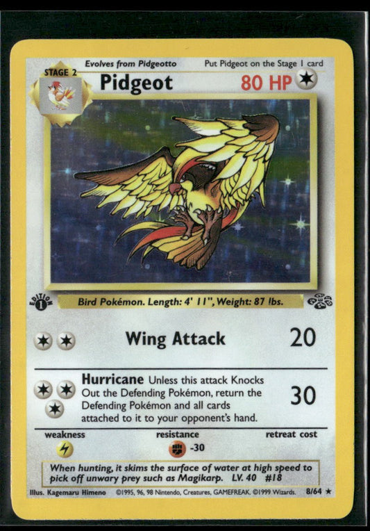 Pidgeot (8) Jungle #08/64 - 1st Edition