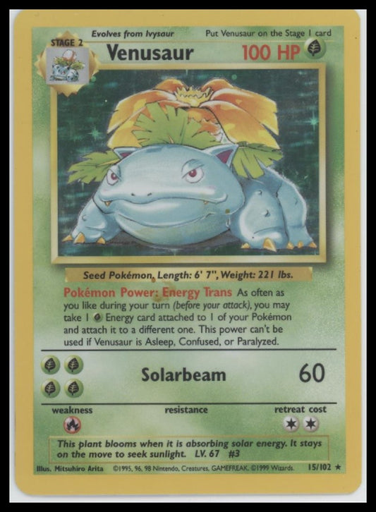 Venusaur Base Set #015/102