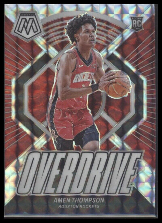 2023-24 Panini Mosaic #18 Amen Thompson Overdrive