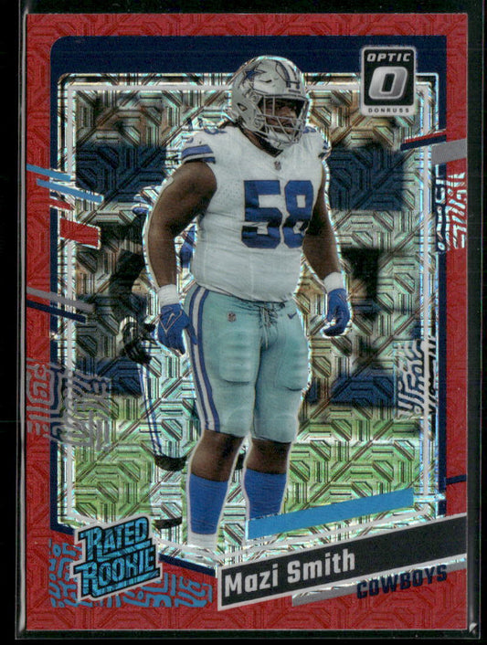 2023 Donruss Optic #228 Mazi Smith Red Mojo