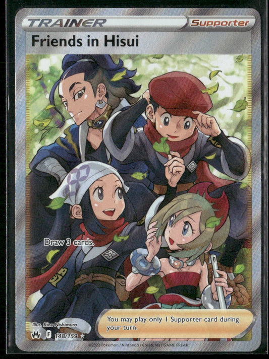 Friends in Hisui (Full Art) Crown Zenith #148/159