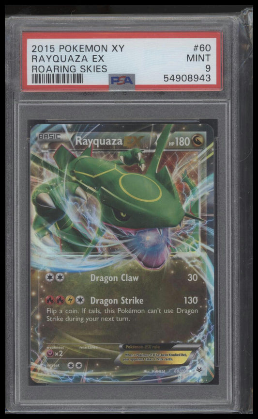 2015 Pokemon Xy Roaring Skies #60 Rayquaza Ex Roaring Skies PSA 9