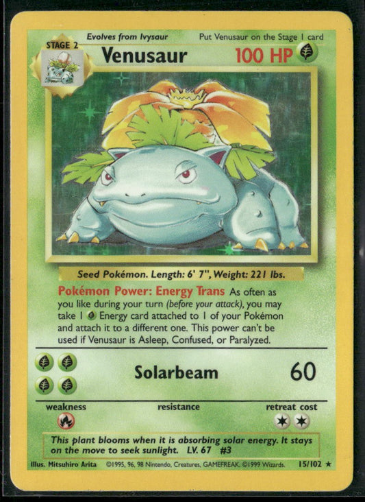 Venusaur Base Set #015/102