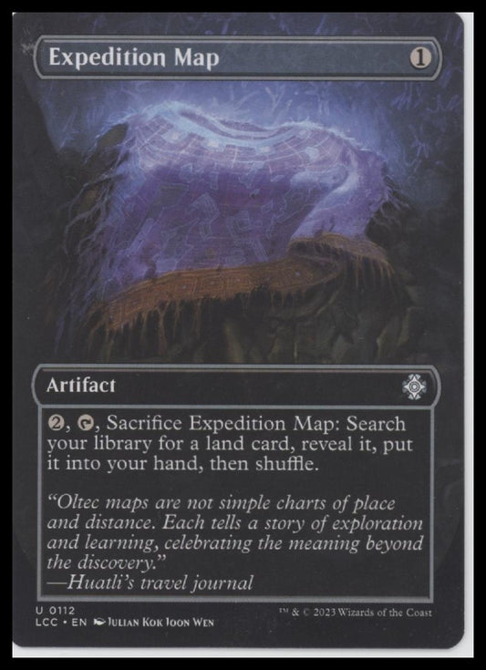 Expedition Map (Borderless) Commander: The Lost Caverns of Ixalan #112